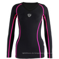 Stock Frauen Rash Guard Nylon Spandex SRC-101